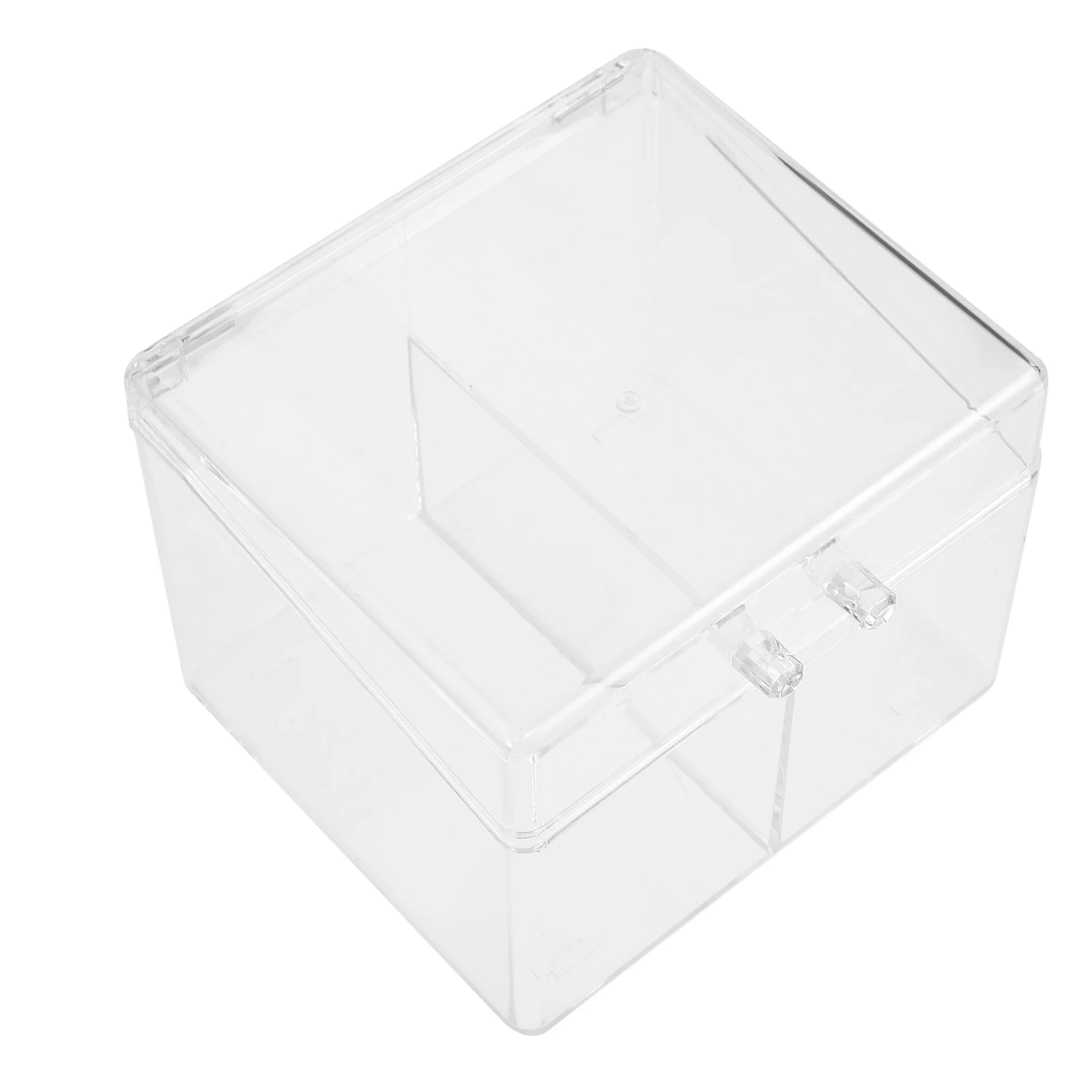 

Compartments Card Storage Box Business Holder Desk Organizer with Cover Display