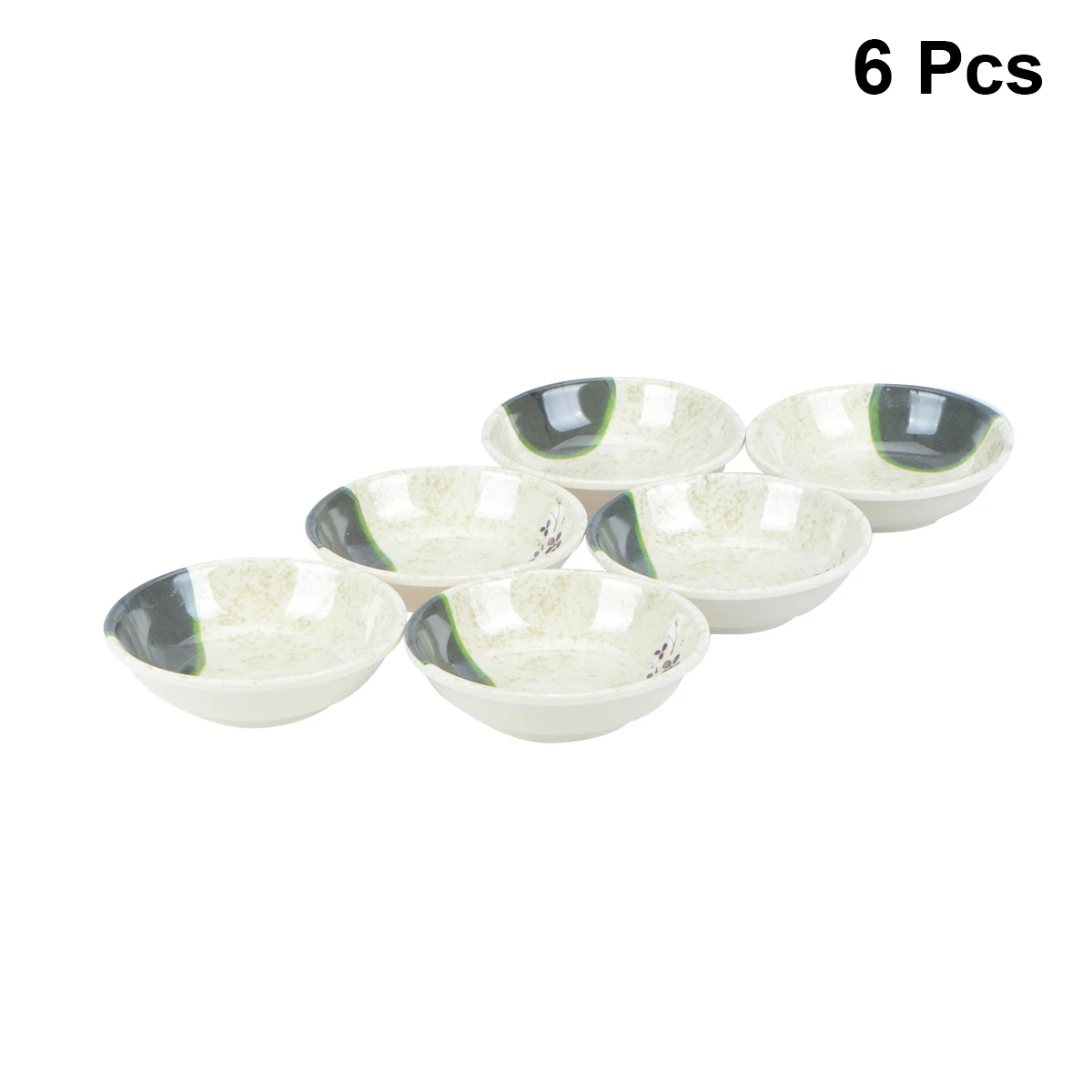 

6pcs Sauce Dipping Bowls Seasonings Dish Container Melamine Plates Toddler Plate Condiment Dishes Food Grade Safe Environmental