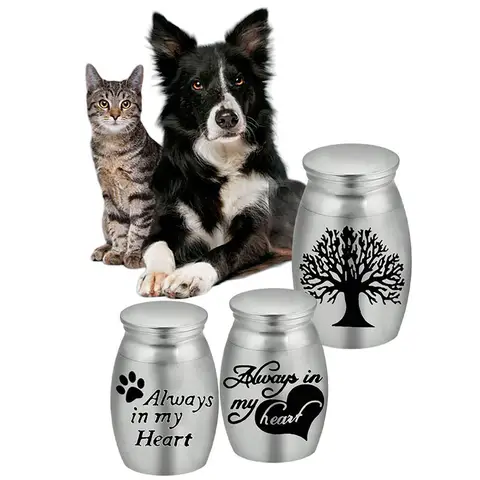 Stainless Steel Mini Tiny Size Cat Dog Bird Keepsake Funeral Cremation Memorial Urn for Pet Ashes