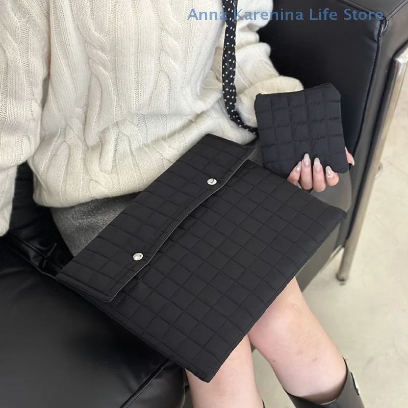 Women Cotton Laptop Sleeve Bag For Macbook For IPad Pro For Lenovo For DELL For HP Girl Notebook Computer Protective Cover