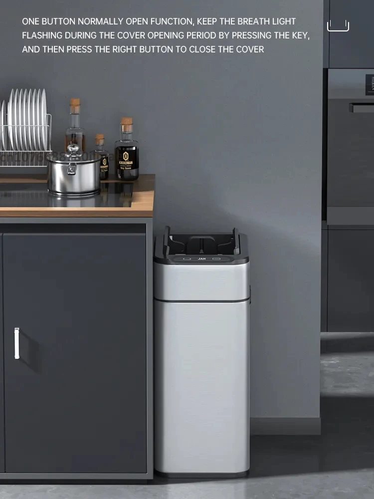 15L /20L Large Smart Kitchen Trash Can Automatic Intelligent Sensor Bucket Garbage Can Wastebasket