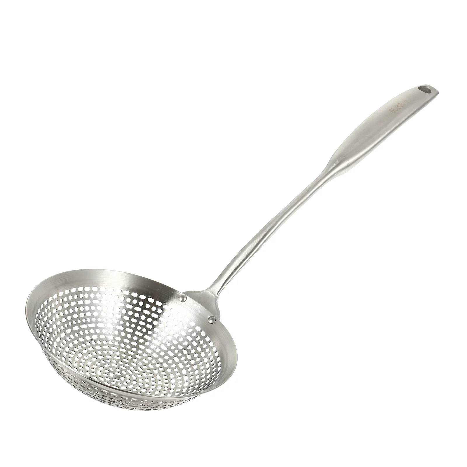 

Stainless Steel Strainer 304 Fine Mesh Long Handle Slotted Spoon Kitchen Gadgets Pasta Noodle Sieve Oil Filter Colander