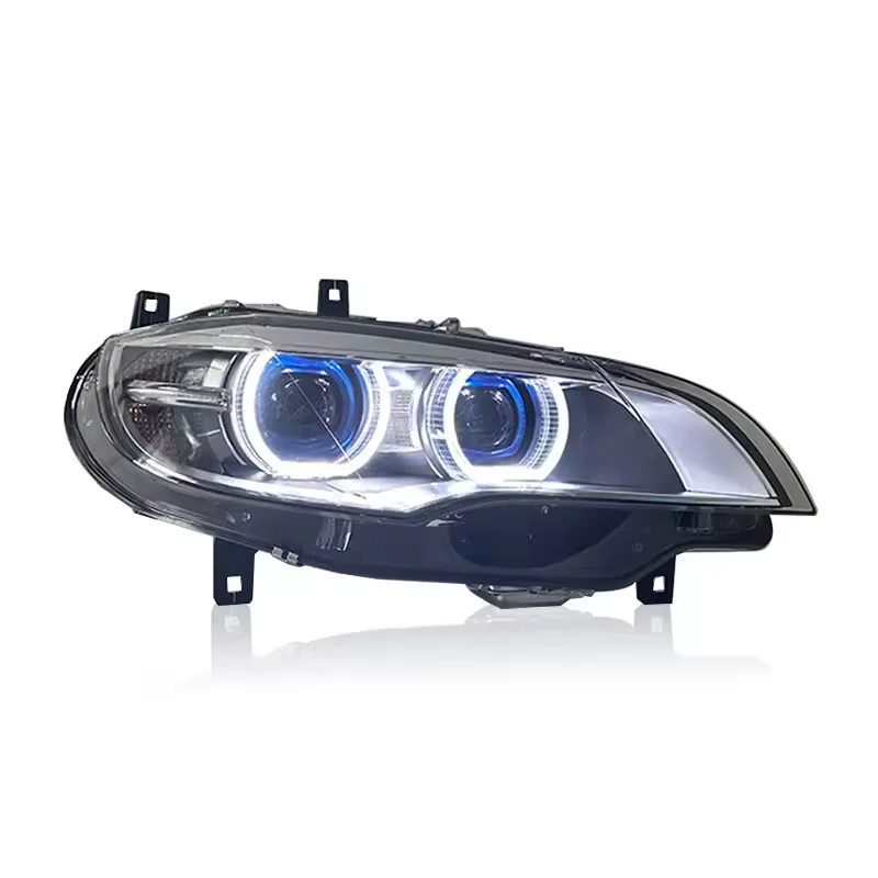 SJC Auto X6 Headlights for BMW 2008-2014 X6 E71 headlights modified upgrade new LED headlights daily running lights