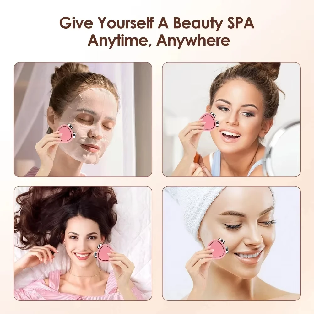 جهاز مكركرنت للوجه يعزز القدرة على رفع الوجه وشد الجلد معدات تجاعيد الوجه للنساء #3