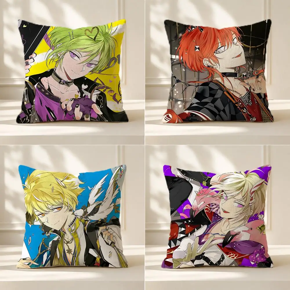game Dear Vocalist Riot Cushion Cover Pillow Cover Nordic Minimalist Throw DoubleSided Print Cushion Case for Sofa Bedroom Decor