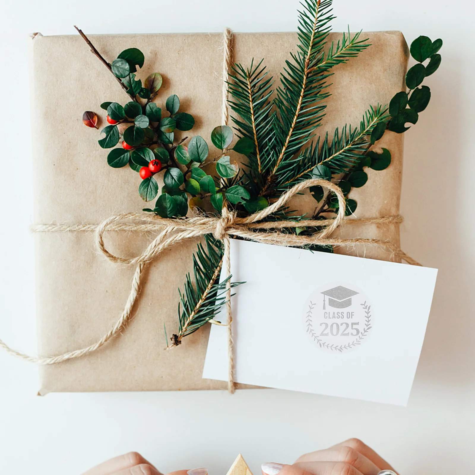 

Graduation Cap Stickers Waterproof Gold Foil Adhesive Labels For 2025 Graduations Party Decorations Scrapbook Envelopes