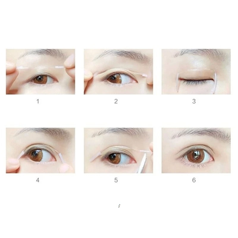 100Pcs/Pack Invisible Eyelid Sticker Eye Lift Strips Double Eyelid Tape Adhesive Stickers Eye Tape Tools