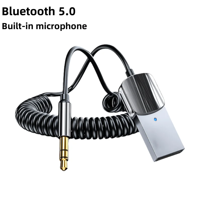 

Bluetooth Receiver 5.0 Audio 3.5mm Adapter Hands-Free Car Kits Music Wireless Receiver for Car BT Transmitter Bluetooth Wireles