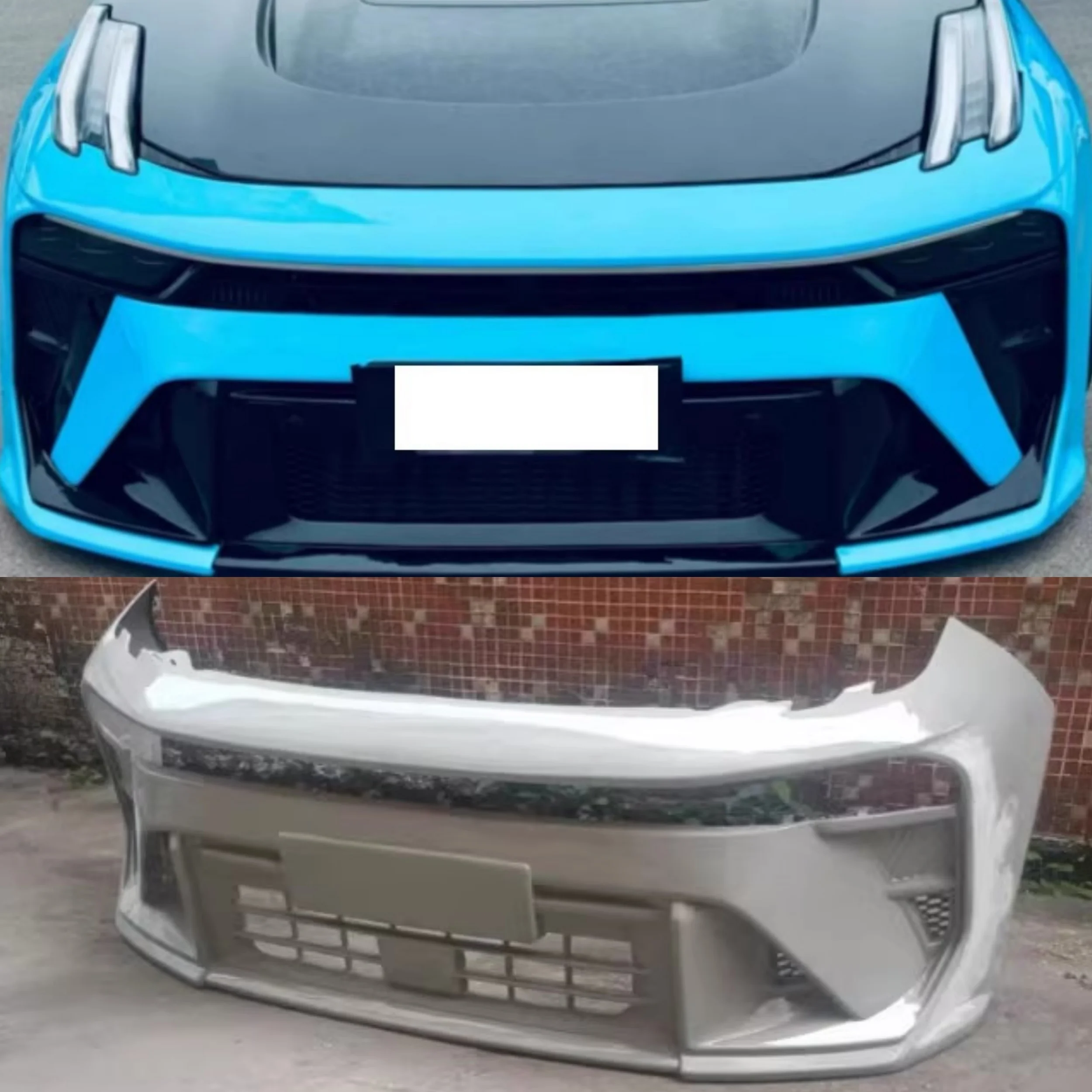 

Передний бампер в сборе для LYNK&CO 03 2023, модифицированный в стиле TCR, обвес, аксессуары для автомобиля