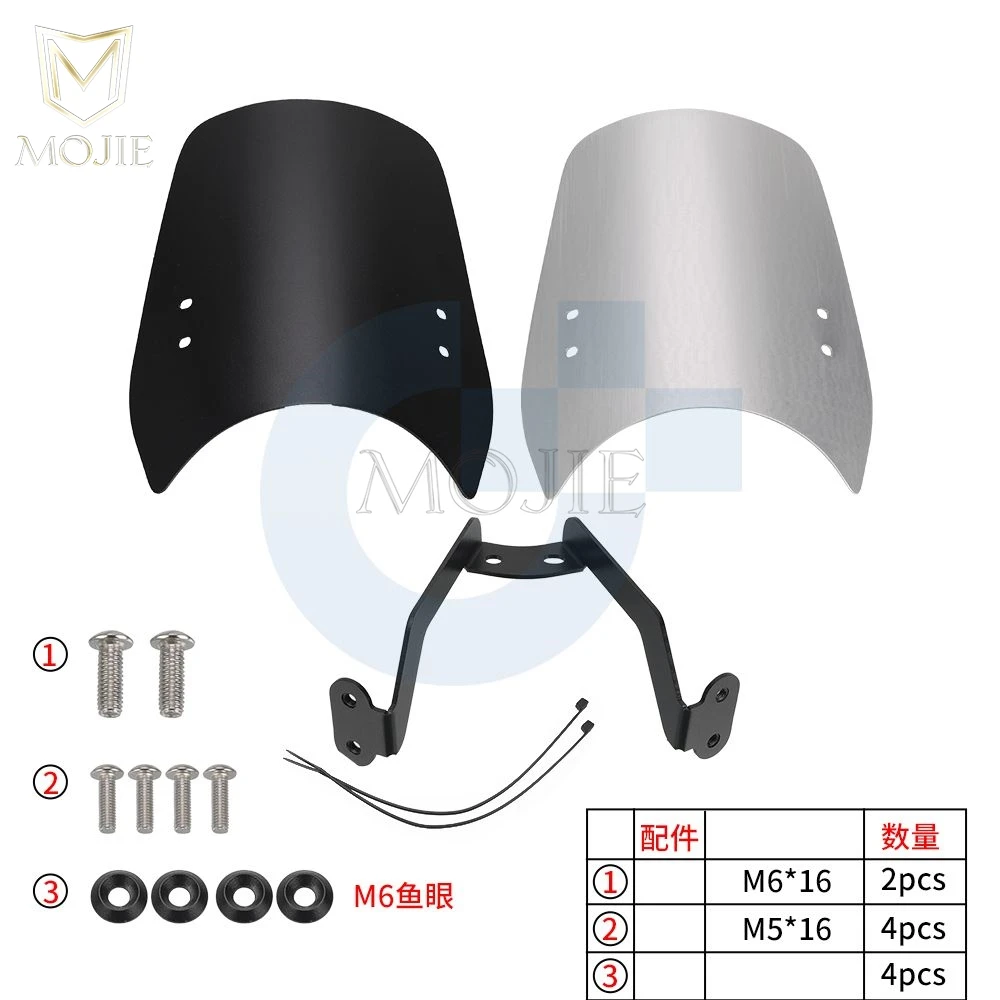 Motorcycle Front Windshield Airflow Deflector Windscreen For CFMOTO 250CLC 250CL-C 250 CLC CL-C 2024 2025 2026 ClC250 CL-C250