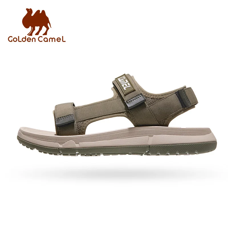 

GOLDEN CAMEL Men's Summer Sandals Trend Youth Breathable Casual Beach Sandal Air Cushion Shoes for Men Slippers Non-slip