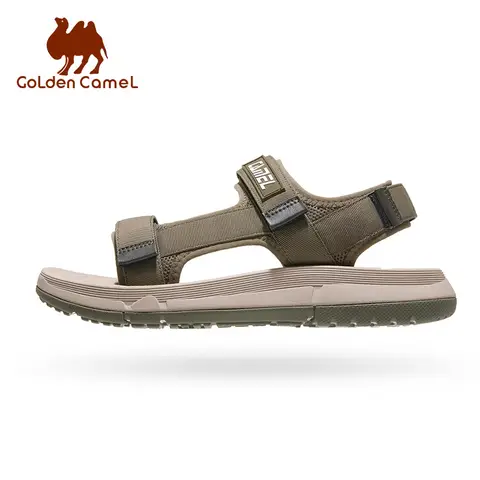 GOLDEN CAMEL Men's Summer Sandals Trend Youth Breathable Casual Beach Sandal Air Cushion Shoes for Men Slippers Non-slip