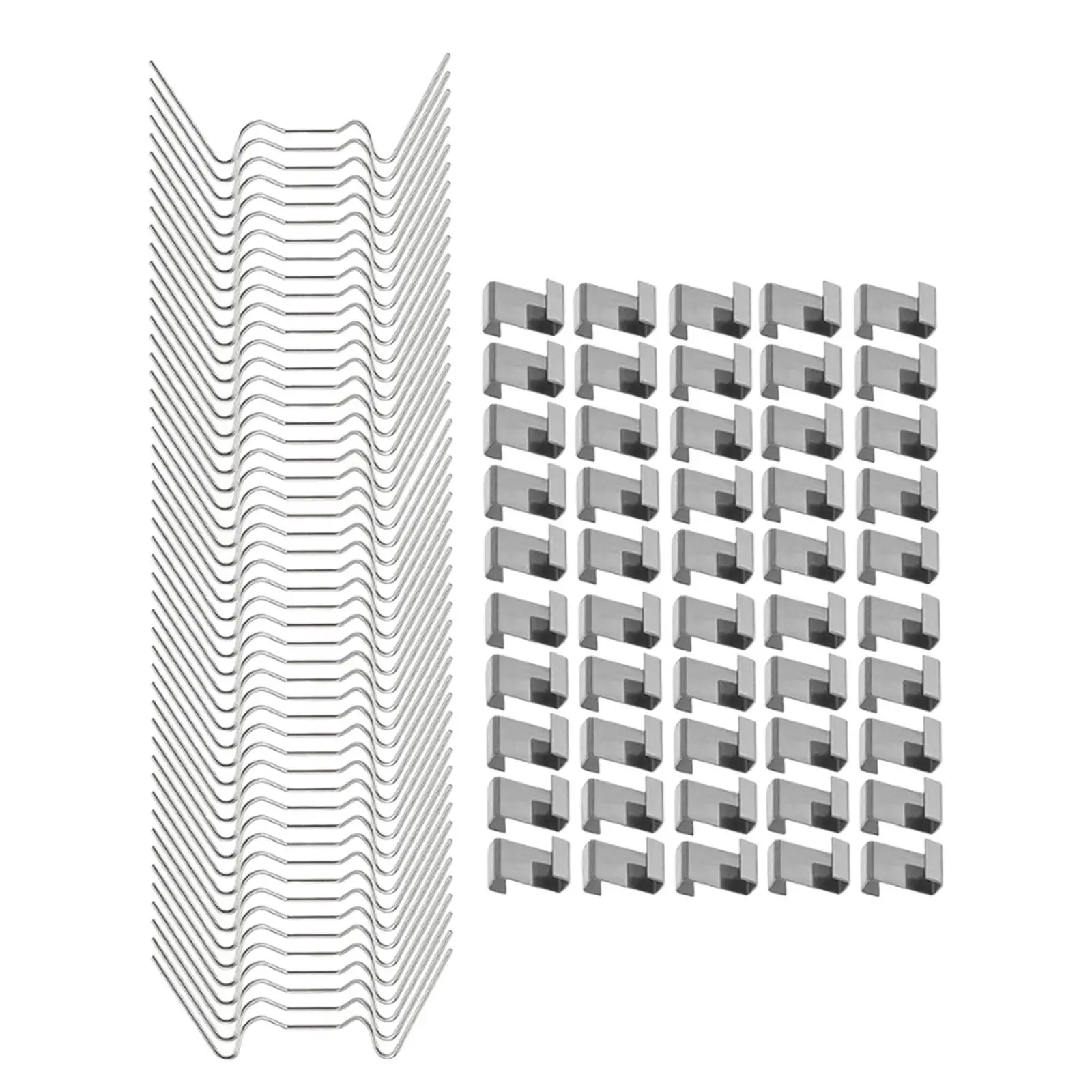 100 piezas Mini abrazaderas para invernadero, abrazaderas para acristalamiento de invernadero, acero inoxidable