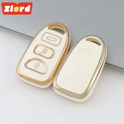 For Hyundai Kia Tucson Sonata Santa FE Carens 2007 2008 2009 2010 2011 Car Remote Key Case Shell Fob Cover 2+1 2 3 4 Buttons