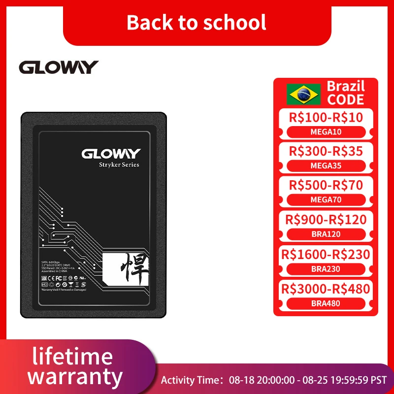 Imagem -06 - Gloway-solid State Drive Ssd Sataiii 2.5 256gb 480gb 512gb 1tb Alta Qualidade Desktop pc