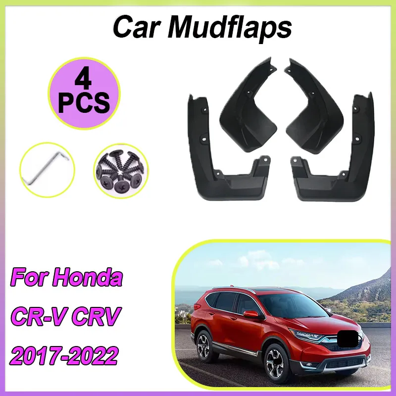 

Для Honda CR-V CRV CR V 2017-2022 2018, автомобильный брызговик, брызговик, переднее и заднее колесо, брызговик, автомобильные аксессуары