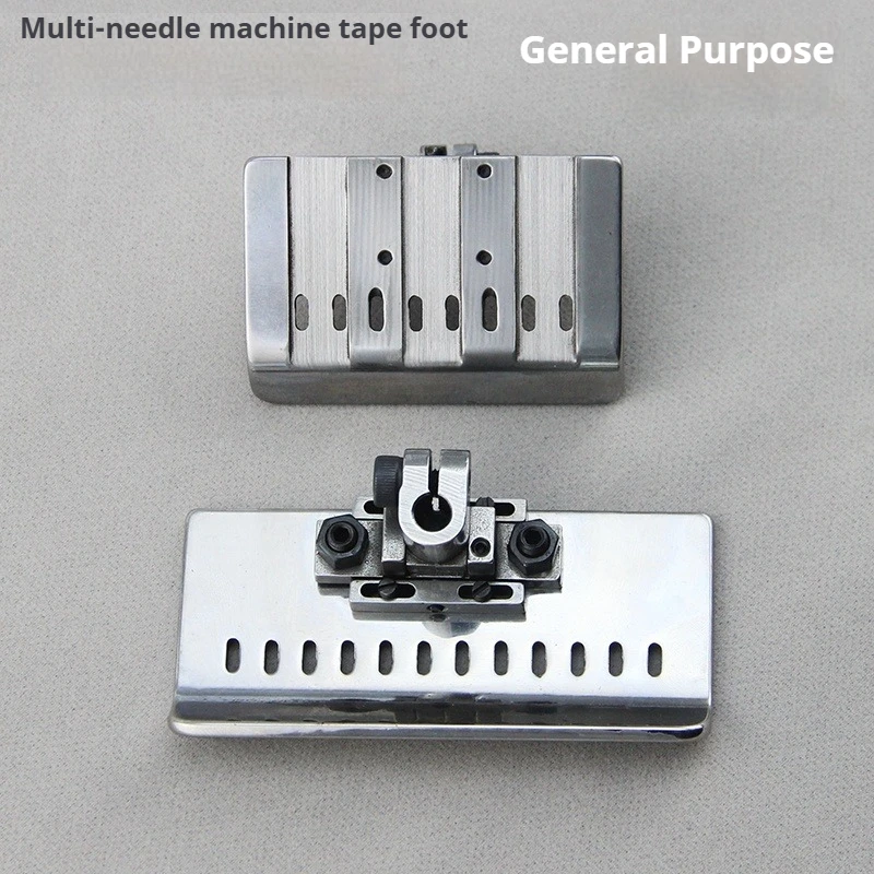 

Multi-Needle Strip Presser Foot, 12-Needle Elastic Waistband Machine Grooved Strip Puller, 8-Needle Activewear Strip Foot