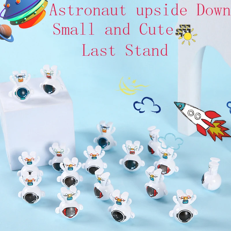 10/20/30pcs Mini Inverted Immortal Astronaut Cartoon Cute Pendant Children's Toy Beautiful Puzzle RoundPartyFavors