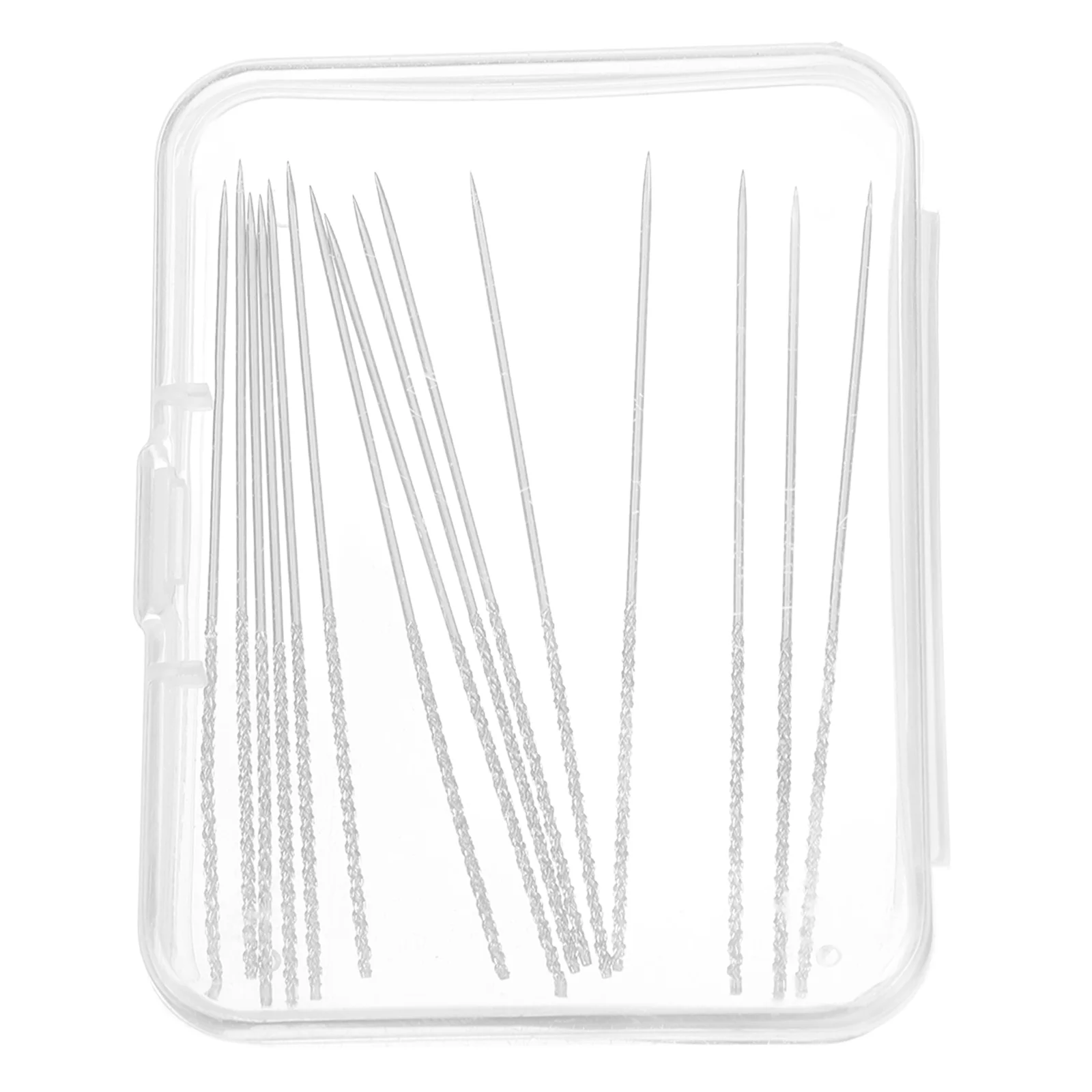 15 Pcs Knurled Needle Repair Bent Tapestry Knitting Clothing Stitching Tool Snag Nab Crochet for Locs Metal