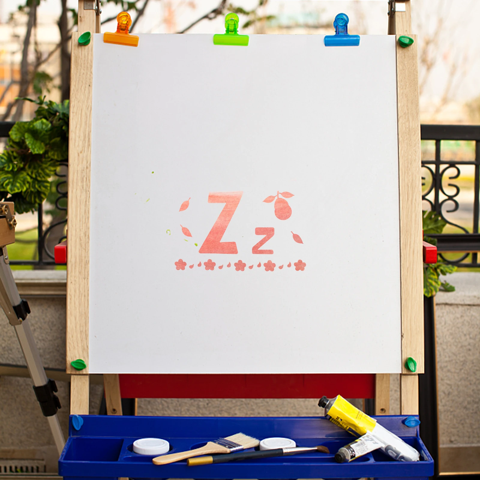 

36pcs Painting Template Alphabet Number Stencils Reusable Plastic Craft Supplies for Wood Art School Educational Tools