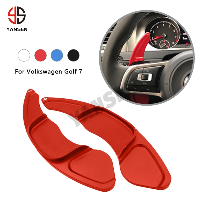 High Quality Aluminium Alloy Steering Wheel Paddle Shift For VW golf 7 golf7 MK7 R-Line GTI Accessories VW Golf Paddle Shifter