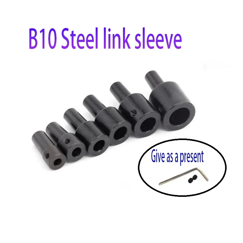 B10 Drill Chuck Conversion Shaft 0.6-6mm Motor Coupling Sleeve Connecting Rod for Electric Drill Mini Micro Motor DIY Tool
