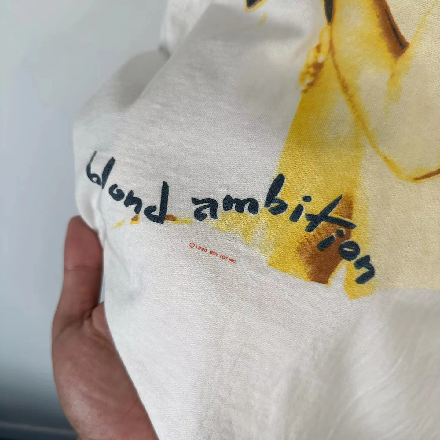 مادونا فينتاج 1990 مادونا، قاعدة صيفية للرجال من American High Street كاجوال مطبوعة بأكمام قصيرة #2