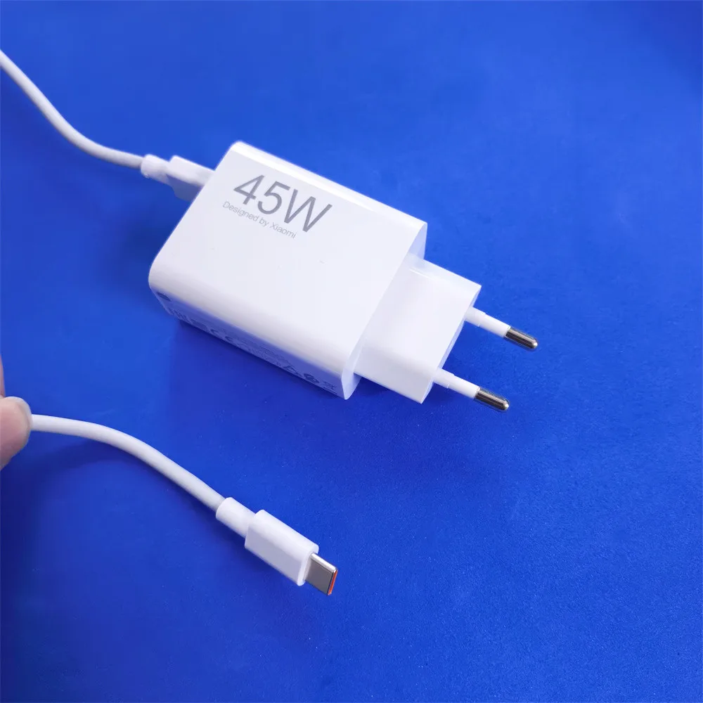Original Xiaomi Redmi Note 14 Pro 45W Turbo Charger Fast Charge EU Adapter Type C Cable For Mi 11T 10T POCO X3 NFC X4 GT M5S M6 - náhled 5
