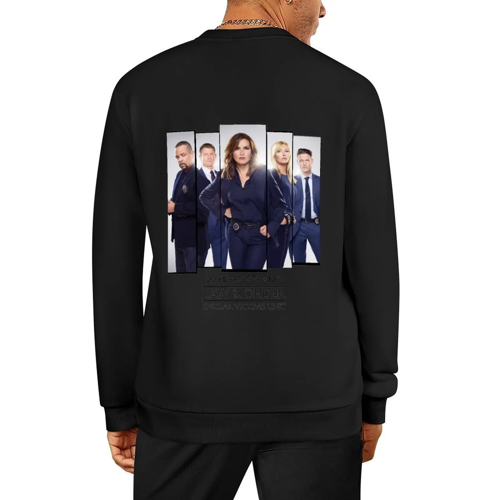 

20 Years Strong - Law & Order SVU Pullover graphic t shirts men tracksuits winter clothes sweatshirts men