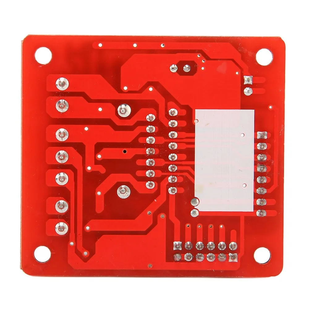L298N Stepper Motor Driver Module 5V-35V Dual H Bridge Dual H Bridge Motor Driver Red Easy To Install DC Motor Controller Board