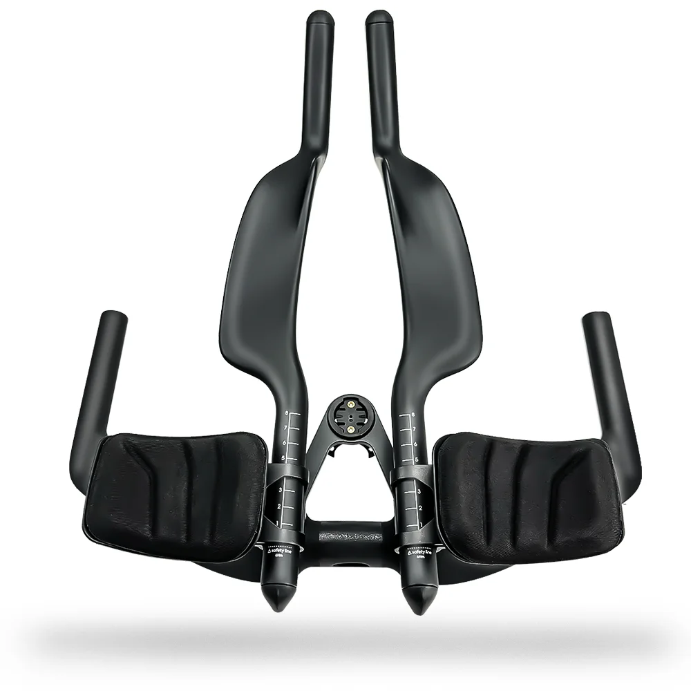 BALUGOE Carbon Bicycle Rest TT Handlebar Bike handle Extension, Triathlon Time Trial, Cycling Parts, New Adjustable angle