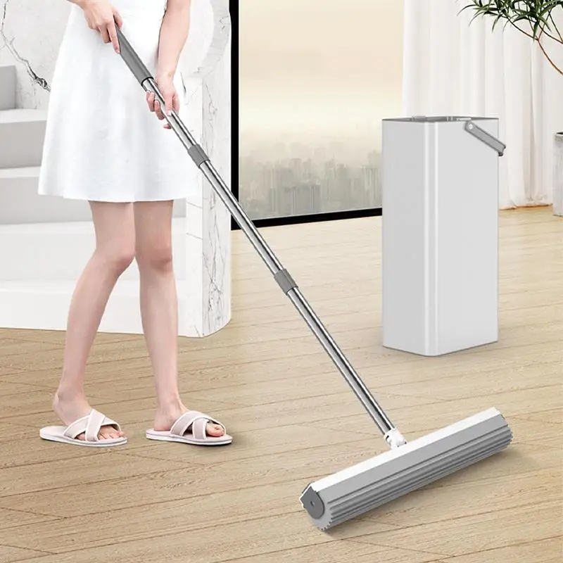 Sponge Mop Bucket Floor Cleaning Mop Flat Mop And Bucket Set Floor Cleaning Mop Bucket Cleaning Supplies For Home