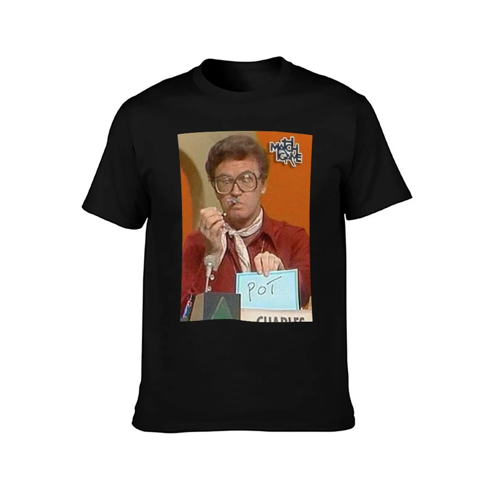 Charles Nelson Reilly Pot T-Shirt Breathable Workout Short Sleeve Top T-Shirt
