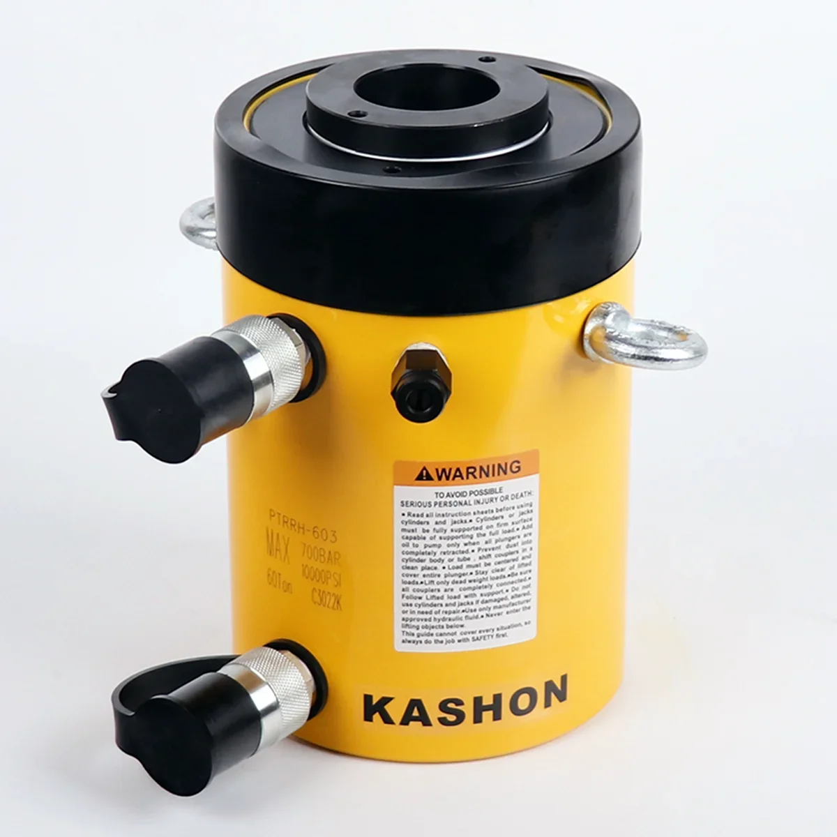 ENERPAC 동급 고성능 60T 스트로크 89mm 더블 액팅 중공 플런저 유압 잭 CE 인증, RRH-603