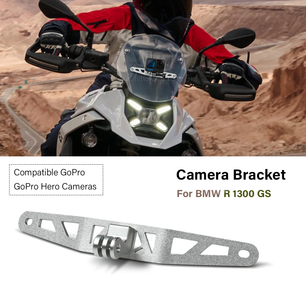 

Windshield Cameras Bracket For BMW R 1300 GS GS 1300 R1300GS 2023 - Motorcycle GoPro Camera Rack Recorder Accessories