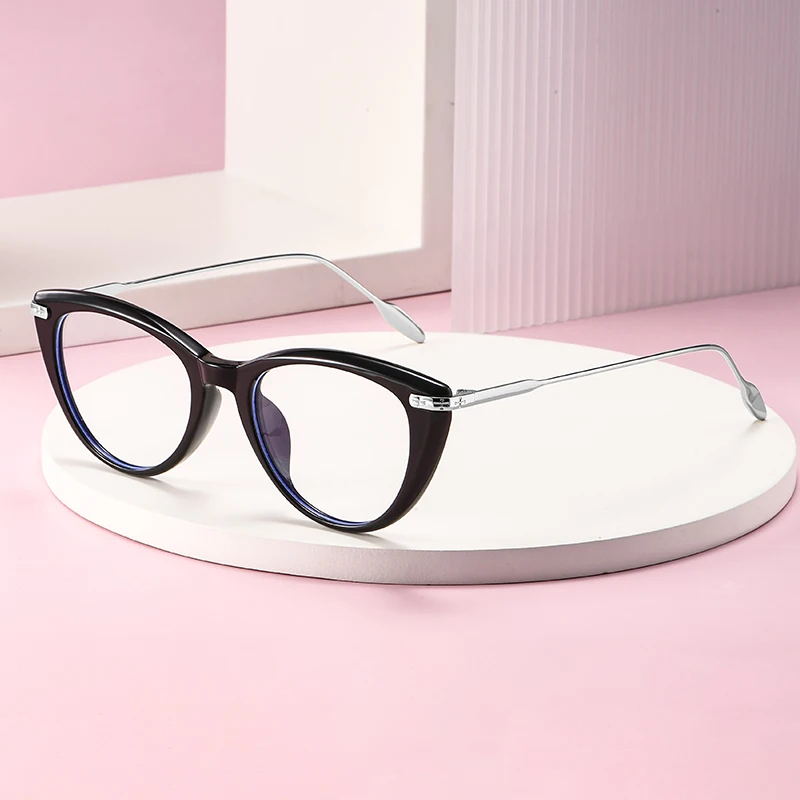 Lunettes œil de chat en acétate, verres progressifs multifocaux pour la myopie, lunettes de lecture, verres photochromiques, lunettes anti-lumière bleue