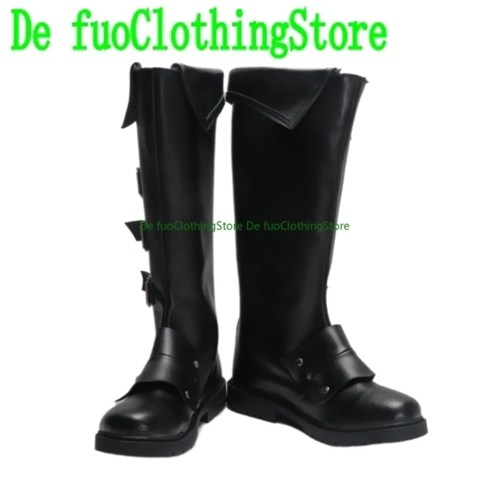 DefuoClothing الفرسان Ulpian تأثيري أحذية ستة نجوم ريبر شخصية الأحذية هالوين كرنفال ملابس تنكرية للحفلات الإكسسوارات الأحذية