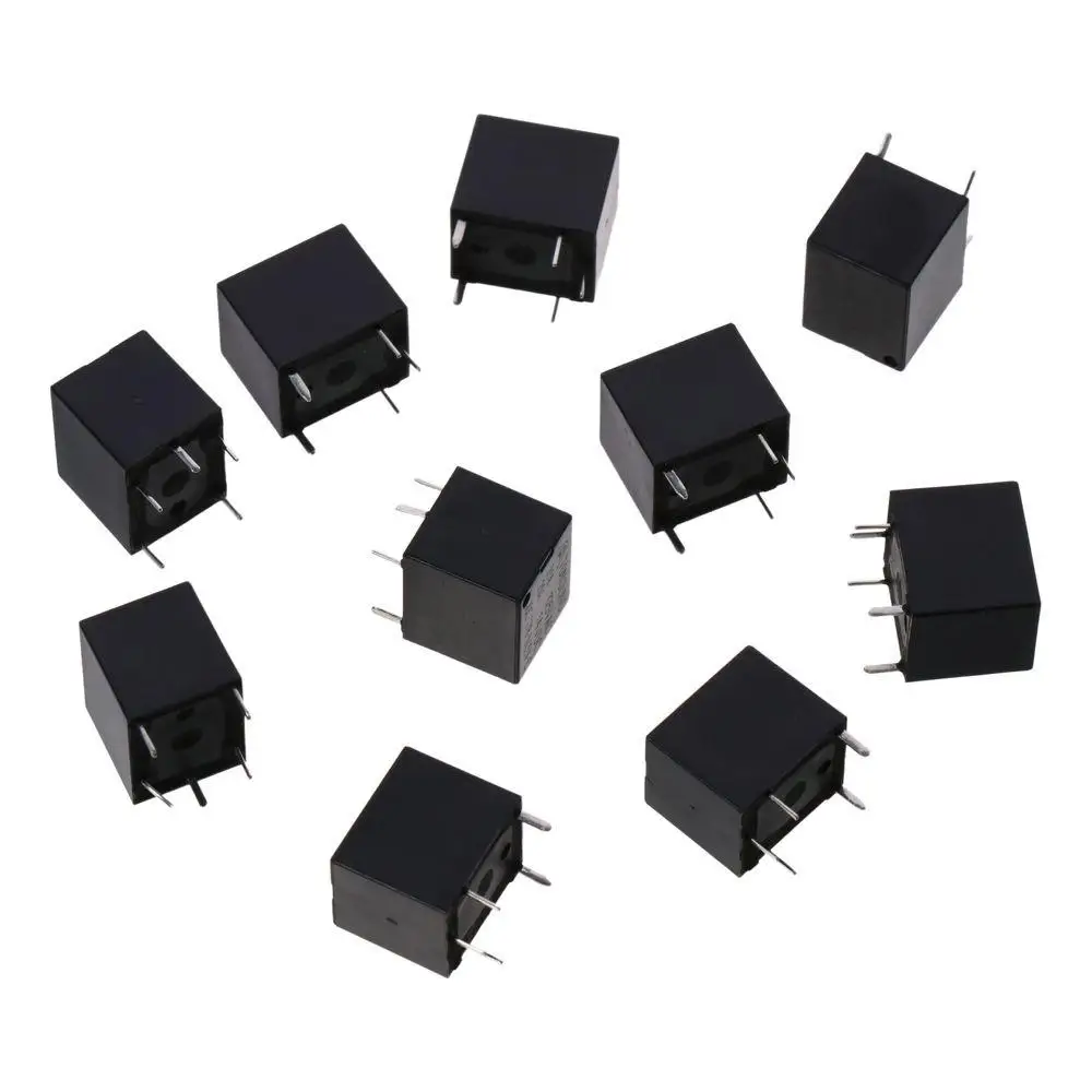 10 Pcs JQC-T78-DC05V-C DC 5V Coil SPDT 5 Pin PCB Electromagnetic Power Relay