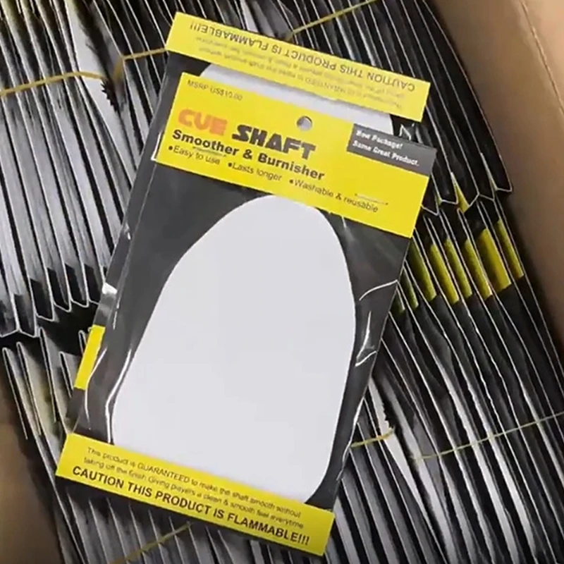 Strumento fai da te per stecche da biliardo 1PC, spugna per pulire bastoncini da biliardo, accessorio per lucidare il biliardo.