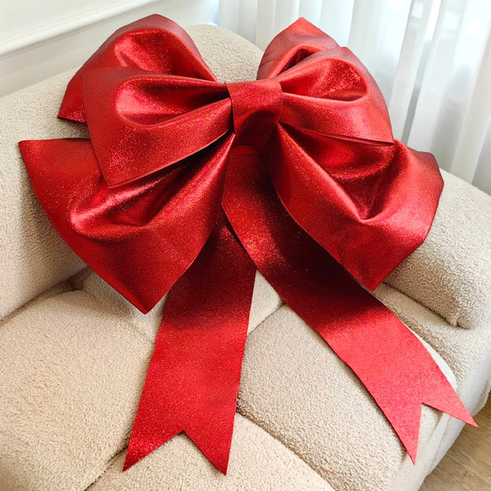 Big Bow Diy Material Eva Christmas Tree Wedding Party Spring Festival New Year Wall Outdoor Decoration for Home Front Door Decor