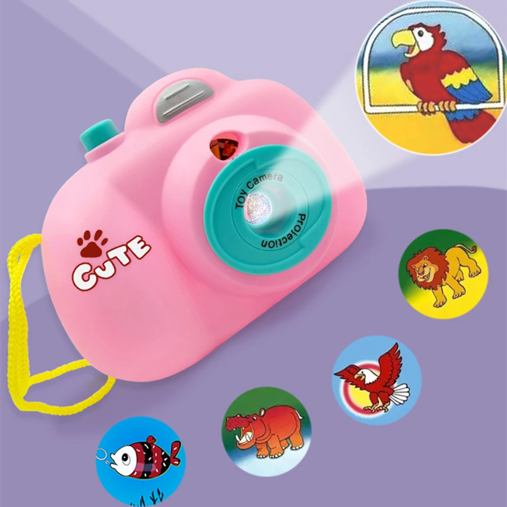 3Pcs Leuchtende Projektion Cartoon Kamera Kinder Geburtstag Baby Dusche Hochzeit Party Gast Geschenk Pack Weihnachten Neue Jahr Karneval Geschenk