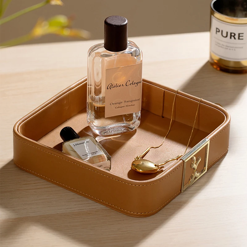 

Bencross-Leather Storage Tray, Key Storage Box, Put Sundries in the Doorway of the Door, Desktop Decoration