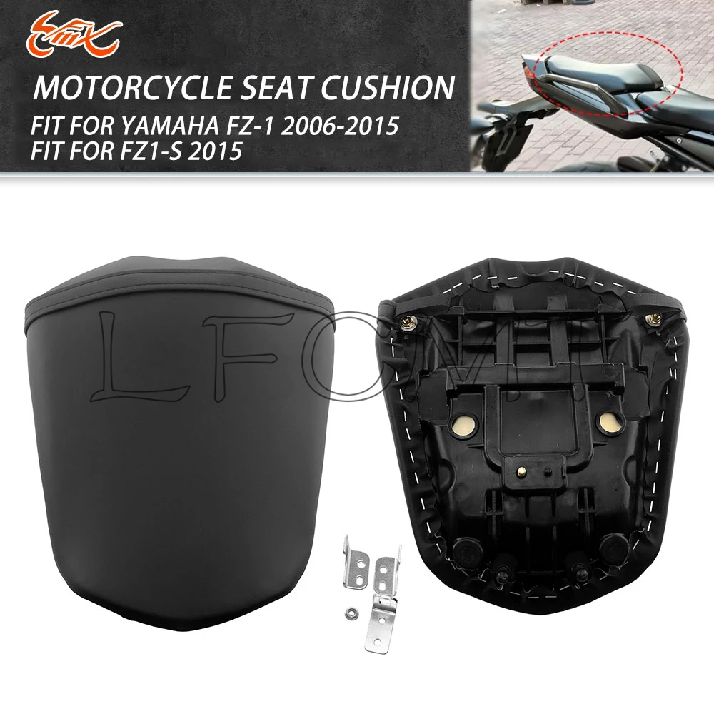 

Motorcycle Back Passenger Rear Seat Pad Saddle Pillion Cushion Fit for Yamaha FZ-1 FZ1 Fazer FZ1-S FZ1SA 2006-2015 FZS1 2015
