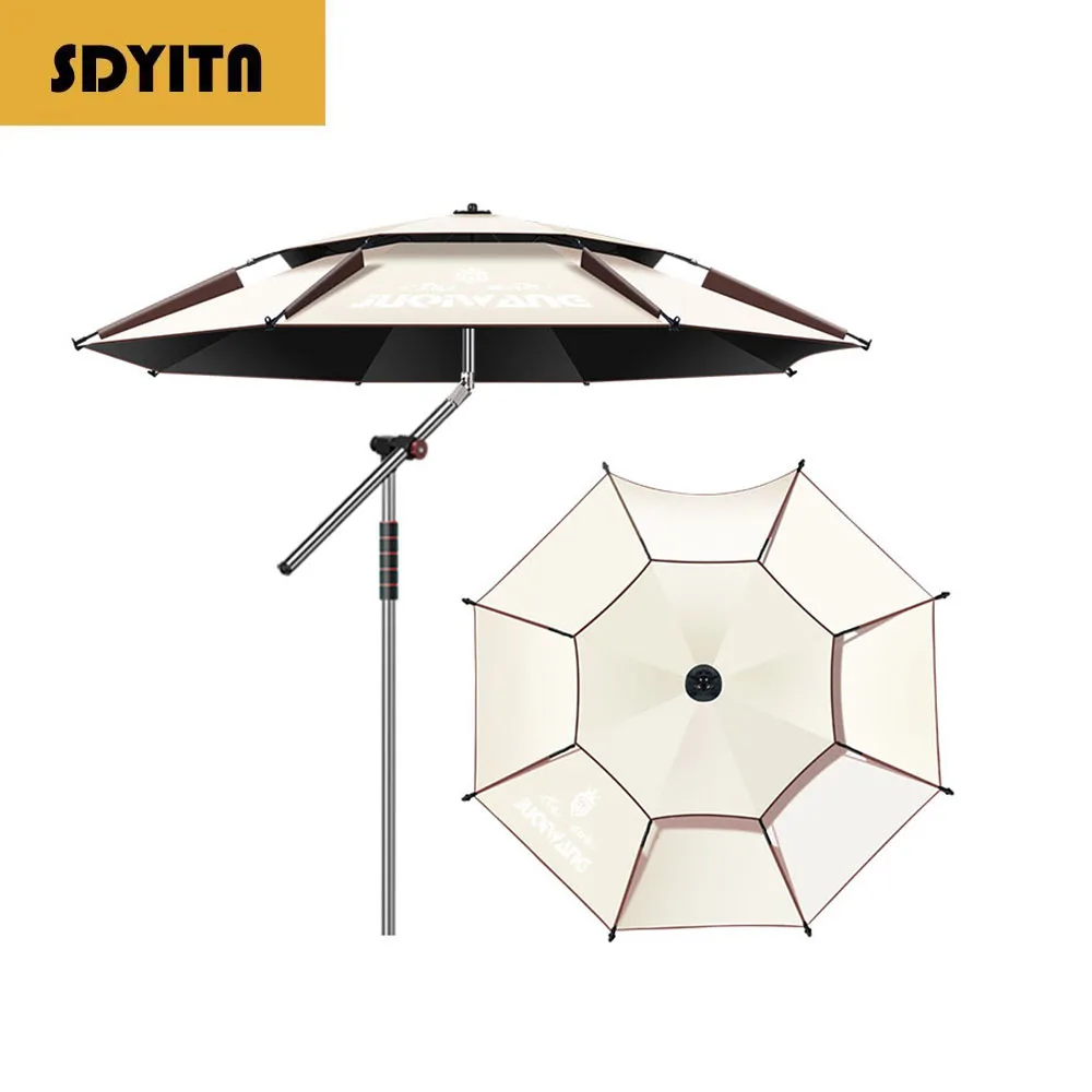 

2025 New Design Fishing Umbrella for Rain and Sun Protection, Large Sun Umbrella for Fishing Canes Wholesale