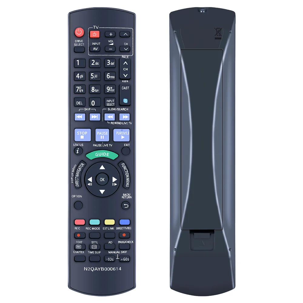 N2QAYB000614 Control remoto para reproductor de DVD Blu-Ray Panasonic DMR-BWT700EB DMR-BWT700 DMR-BWT800EB DMR-BWT800