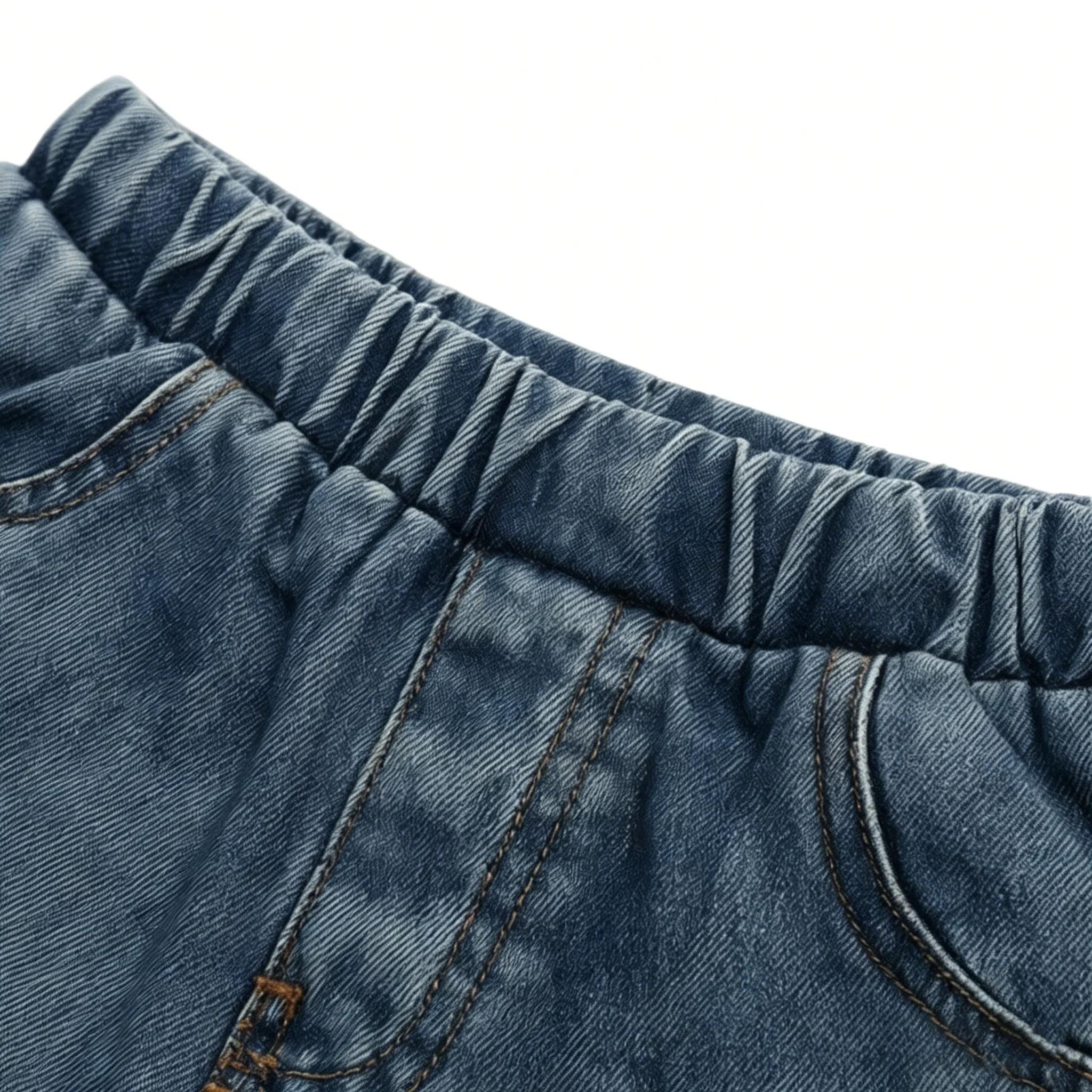Spring Summer Kids  Girls 4-6Y Distressed Ripped Elastic Waist Denim Shorts Casual Daily Wear Children's Bottoms