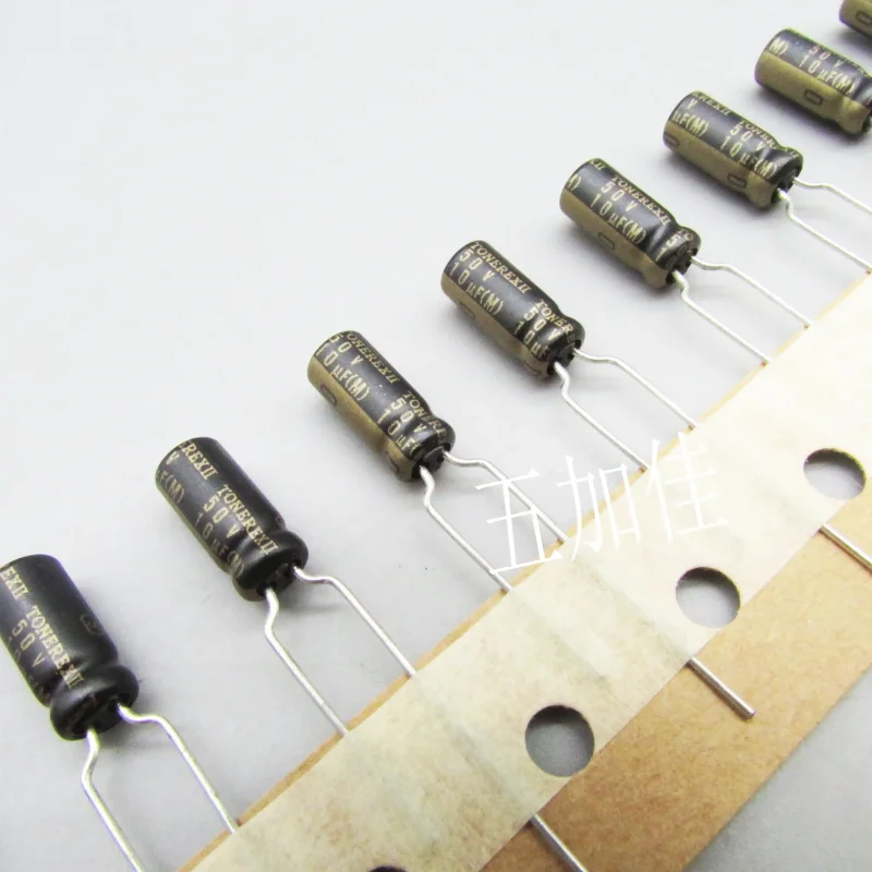10-100pcs 50V10UF imported original box TONEREX II tuner second-generation copper foot audio supplement capacitor 5x11
