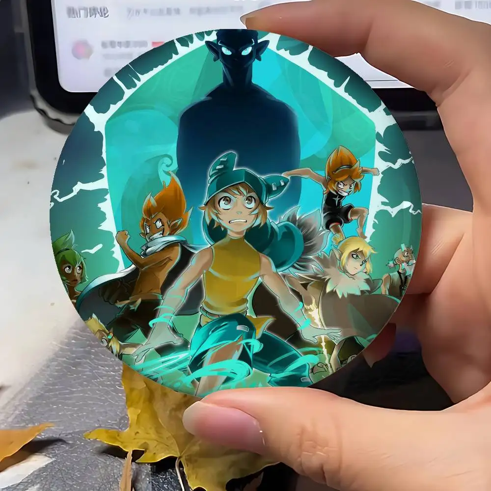 لعبة W-Wakfu S-الستراتيجية شارات الإبداعية صفيح زر PinsBrooch الإبداعية يقتبس شارة الملابس على ظهره مجوهرات هدية للأطفال