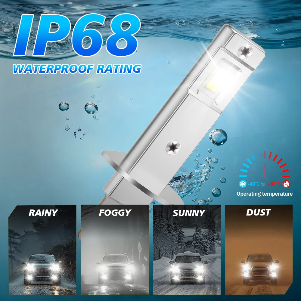 2/4 قطعة 30000LM LED لمبات المصباح توربو مروحة لأوبل كورسا D هاتشباك 2006-2011 2007 2008 2009 2010 #4