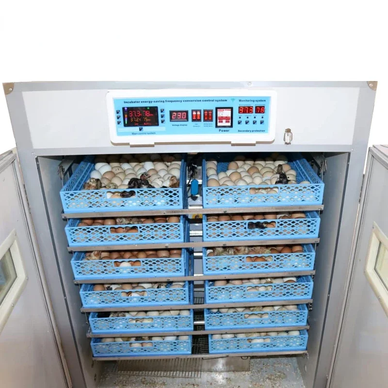 

Automatic Chicken Hatchery Machine, Use for Poultry Egg Incubator, Large 528 1056 Eggs